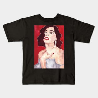 Lady on Red Kids T-Shirt